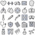 Medical and health Vector icon that can easily modify or edit Royalty Free Stock Photo