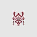 Cat samurai logo