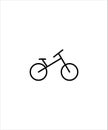 Bicycle line icon,vector best flat illustration design icon.