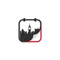 London big ben calendar logo icon