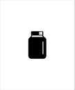 Jar icon,vector best flat jar icon,glass jar flat icon. Royalty Free Stock Photo