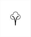Tree icon,vector best flat tree icon,simple design tree icon. Royalty Free Stock Photo
