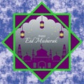 Beautiful backgound event moslem eid mubarak, ramadan kareem