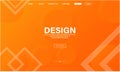 Asbtract background design. Landing page template.Minimal geometric background.