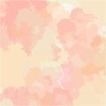 Vector Watercolor Abstract Backgound Peach and Cream Yellow