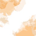 Vector Watercolor Background Abstract Border Pastel Orange Royalty Free Stock Photo