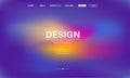 Asbtract Fluid background design. Landing page template.