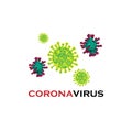 Illustration corona virus from wuhan. covid 19 pandemic vector