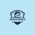 Mahi mahi logo vector design inspiration Royalty Free Stock Photo