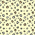 Yellow cheetah repeat pattern design