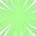 Green Commic Bg vector Illustration