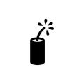 Dynamite icon isolated vector on white