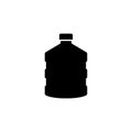 Water bottle icon isolated vector on white Royalty Free Stock Photo