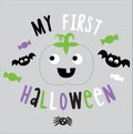 Vector illustration of halloween design Royalty Free Stock Photo