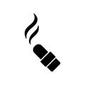 Inhalant icon vector on white Royalty Free Stock Photo