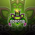Modern Robotic Esport Mascot Logo