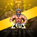 Zeus esport mascot logo design