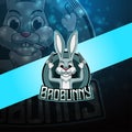 MobileBad Bunny esport mascot logo design