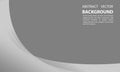 Abstract background with curved gradient style with grey colors and suitable for poster banner