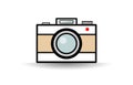 Camera generated by vector. camera. vector. Royalty Free Stock Photo