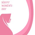 International women\'s day poster. World Woman day sign.