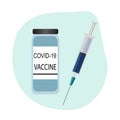 Vaccination time covid vaccine vaccinate Royalty Free Stock Photo