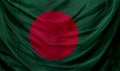 Bangladesh Wave Flag Close Up Royalty Free Stock Photo