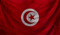 Tunisia Wave Flag Close Up