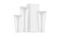 Plastic Cosmetic Tubes with Various Sizes, Paper Packaging Box