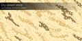 Brown desert camouflage seamless pattern Royalty Free Stock Photo