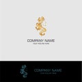 Woman fashion symbol logo vector