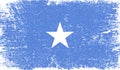Somalia flag with grunge texture Royalty Free Stock Photo