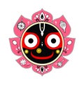 Jagannath. Indian God of the Universe. Royalty Free Stock Photo