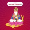 Banner design of happy cheti chand