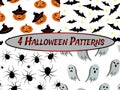 halloween patterns Royalty Free Stock Photo