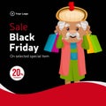 Banner design of black Friday sale