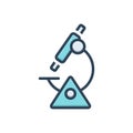 Color illustration icon for science, negligible and teeny