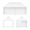 Outdoor Canopy Tent, Rectangular and Square Mockup