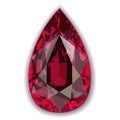 diamond Garnet jewel Rhodolite pear shape Gemstone dark magenta color or for jewelry shop