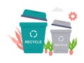 Recycle bin for save the dust and keep environment plastic