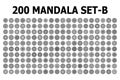 Various mandala collections - 200