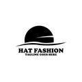 illustration of black hat design vector Royalty Free Stock Photo