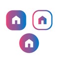 Web home icon for apps and websites, House icon