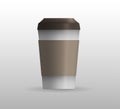closed paper cup Royalty Free Stock Photo