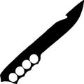 Cool shiny black knife pattern 5