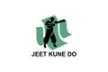 jeet kune do sport vector line icon. Royalty Free Stock Photo