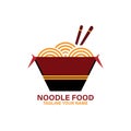 noodle illustration design logo vector Royalty Free Stock Photo
