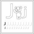 Alphabet Trace Letter A to Z preschool worksheet