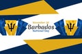 November 30, Independence Day of Barbados vector illustration.