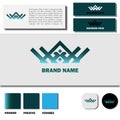 Clean and Versatile Logo Designs for Modern Brands Royalty Free Stock Photo